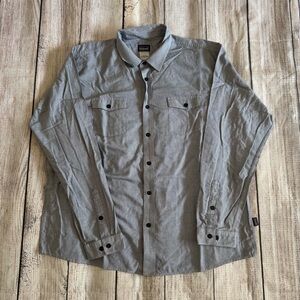 Patagonia Organic Cotton Button Down Polo Long Sleeve Mens XXL